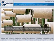 Tablet Screenshot of brooksindustries.net